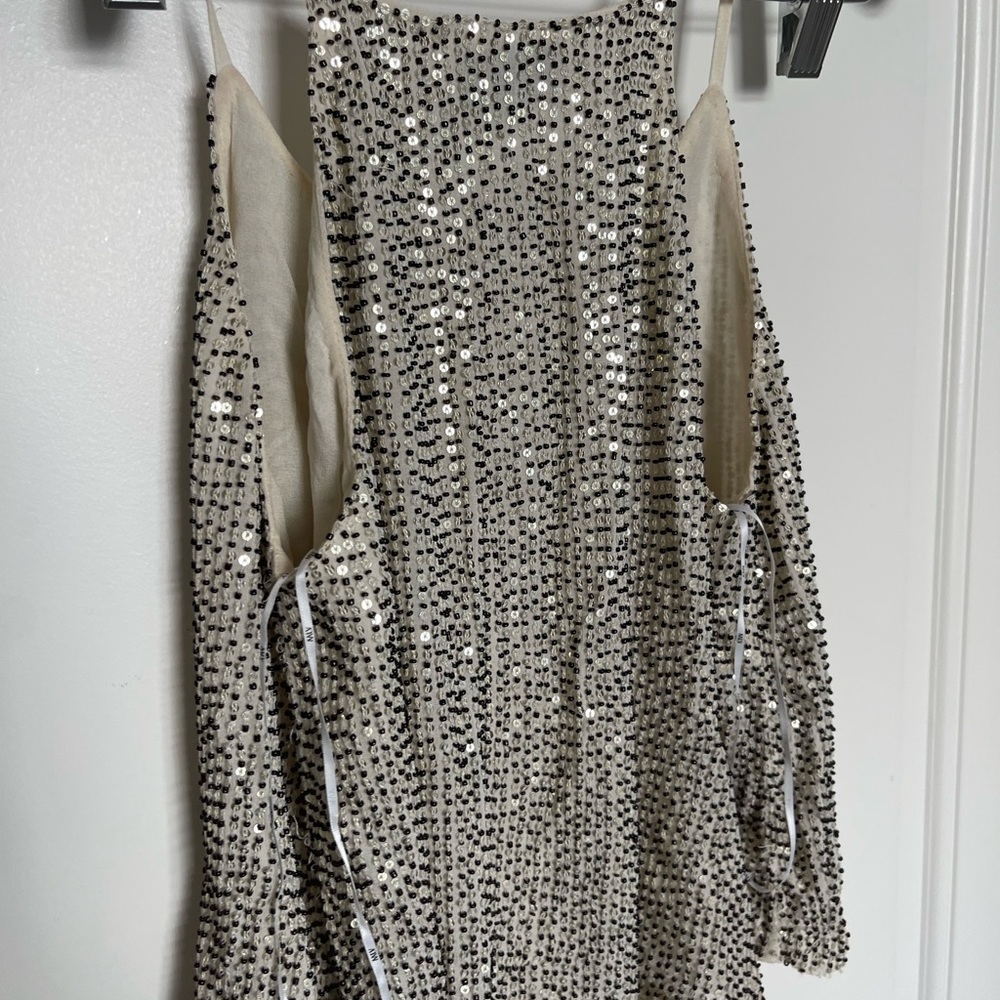 Beads cropped top
